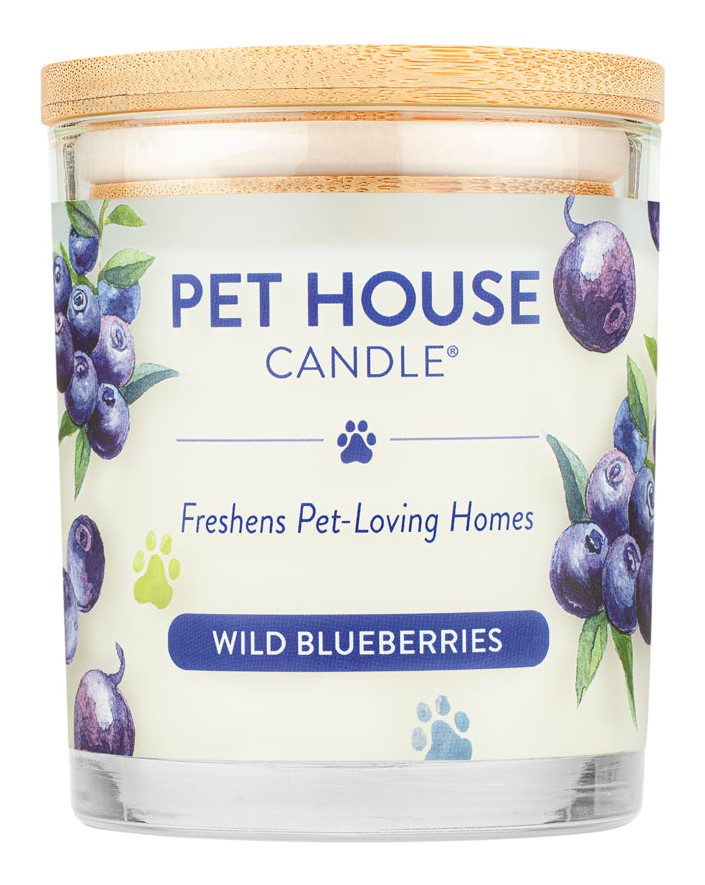 Pet House Candle Wild Blueberries