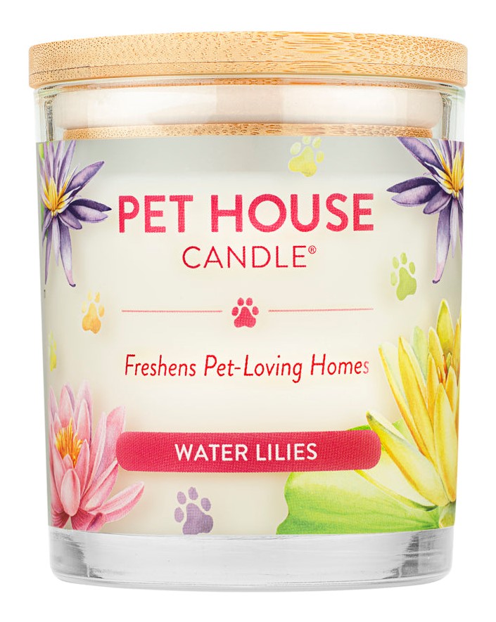 Pet House Water Lilies Candle