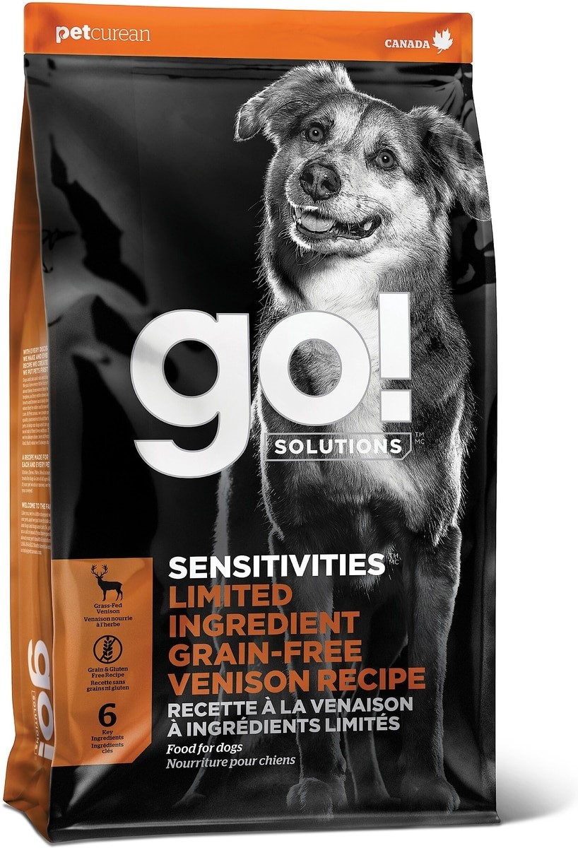 Petcurean GO Sensitivities Limited Ingredient Venison Dry Dog Food