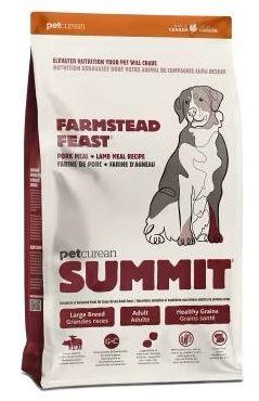 Petcurean Summit Farmstead Feast Pork Meal Lamb Meal Recipe for Adult Dogs