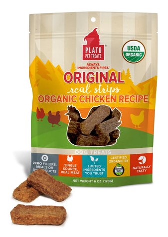 Plato Pet Treats Chicken Strips