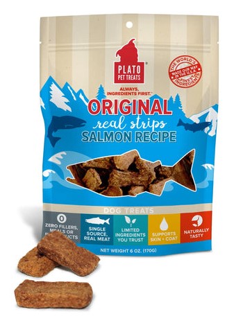 Plato Pet Treats Salmon Strips