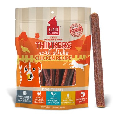 Plato Pet Treats Thinkers Chicken
