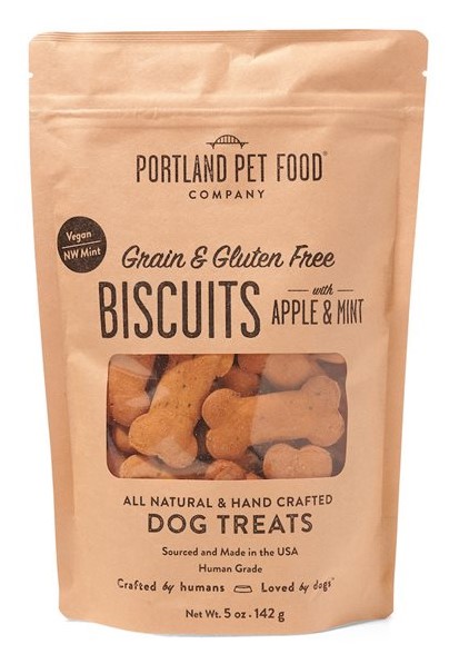 Portland Pet Food Grain and Gluten Free Apple and Mint Dog Biscuits