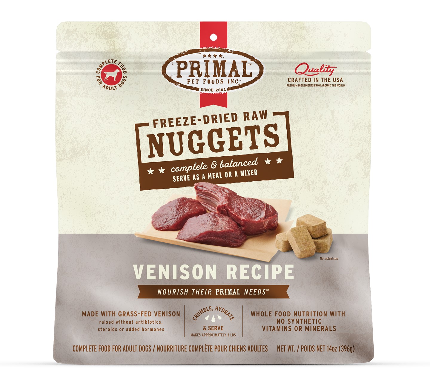 Primal Canine Venison Freeze Dried