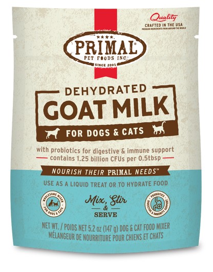 Primal Pet Foods Dehydrated Goat Milk for Dogs and Cats