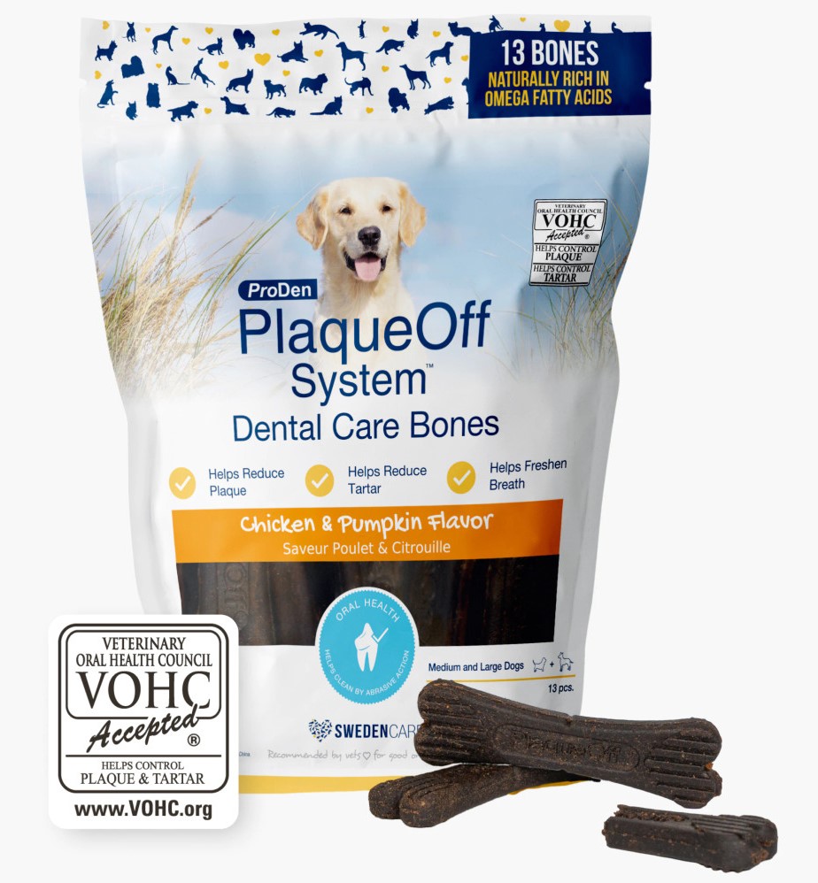 ProDen PlaqueOff System Dental Care Bones