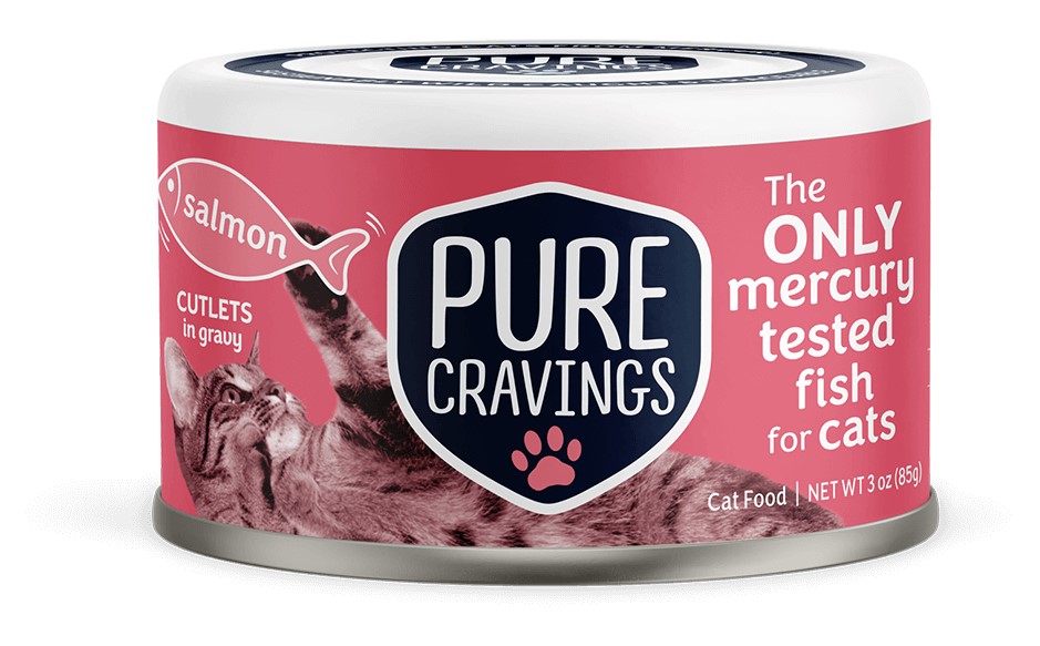 Pure Cravings Wild Salmon Cutlets in Gravy Cat Cans