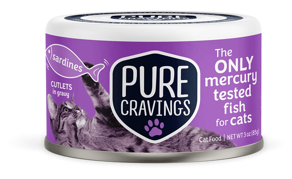 Pure Cravings Wild Sardines Cutlets in Gravy Cat Cans