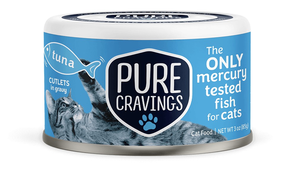Pure Cravings Wild Tuna Cutlets in Gravy Cat Cans