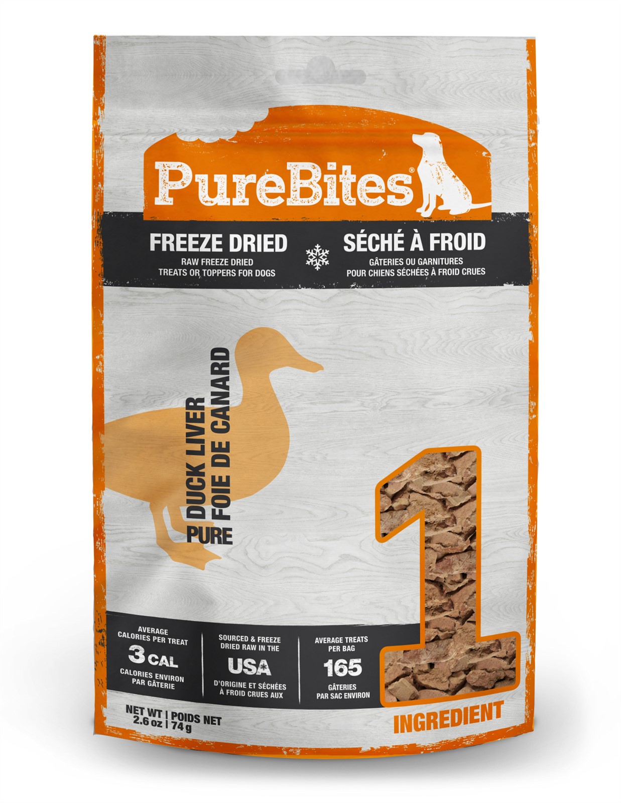 PureBites Duck Liver Dog Treats