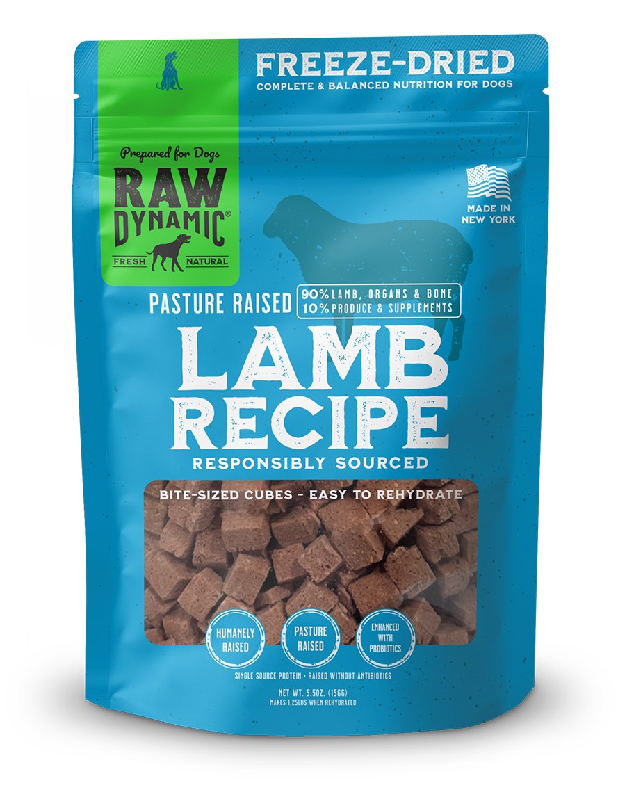 Raw Dynamic Lamb Formula for Dogs Freeze Dried Raw Food