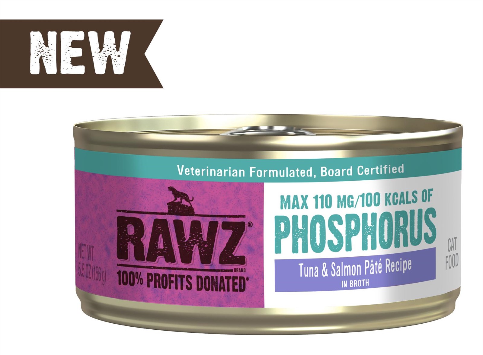 Rawz Cat Can Phosphorous Tuna and Salmon Pate 