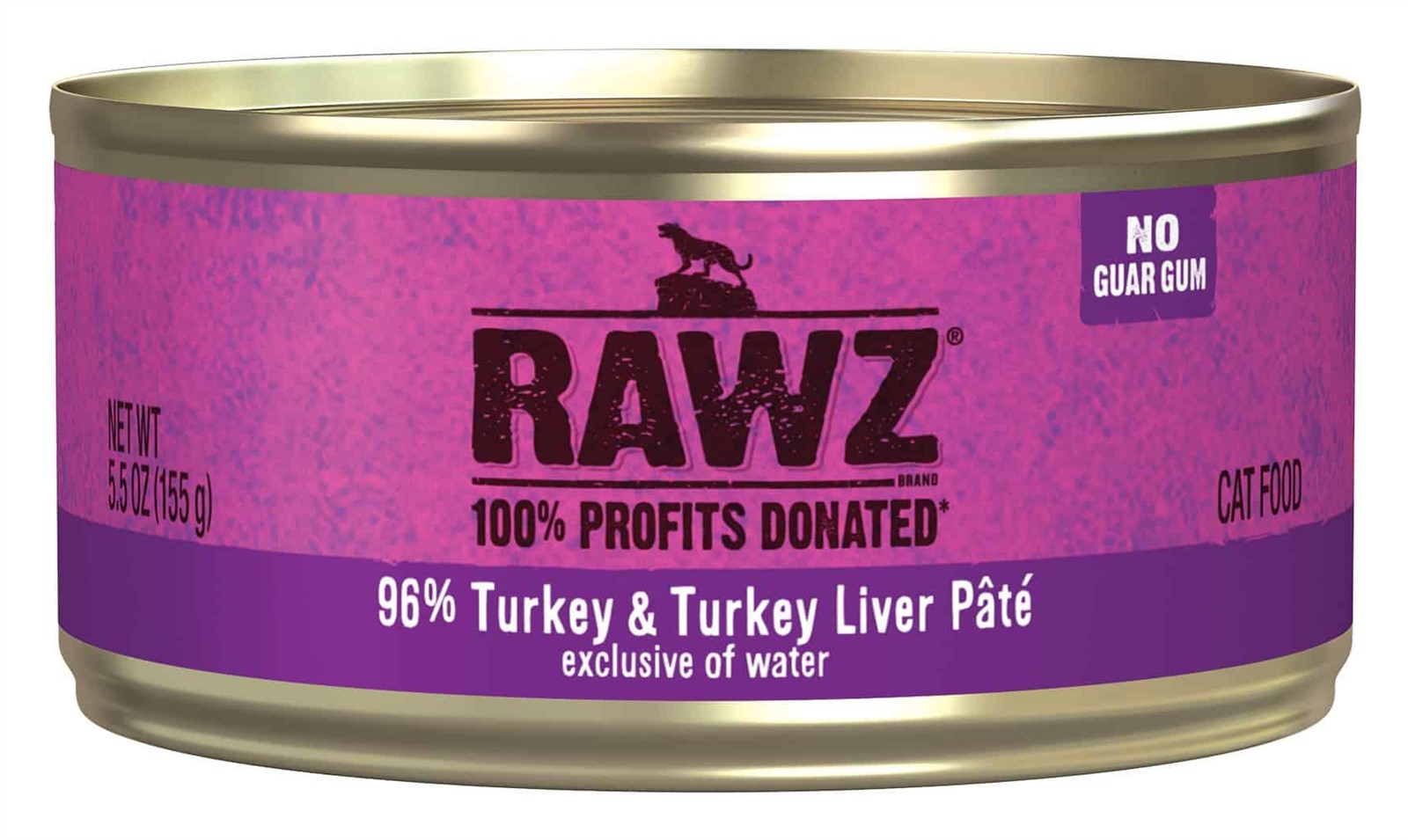 Rawz Cat Turkey and Turkey Liver Can