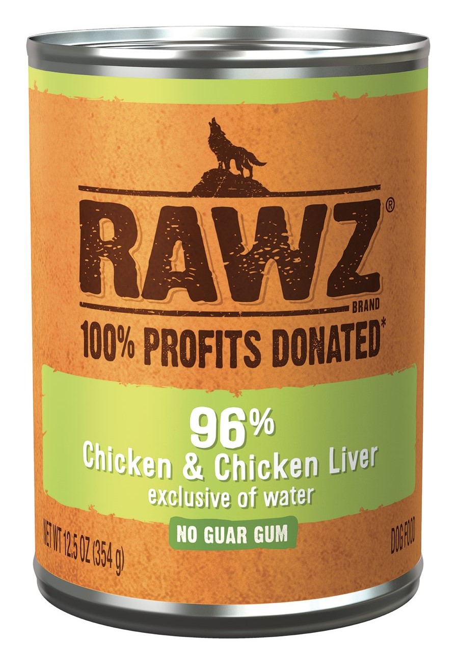 Rawz Dog Chicken and Chicken Liver Can