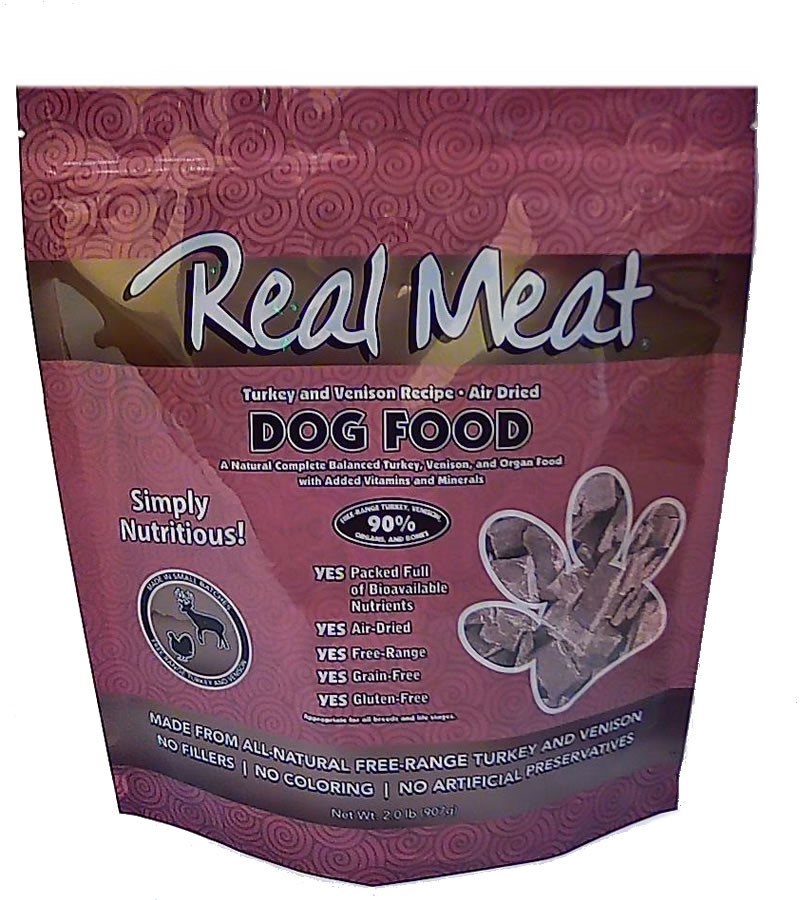 Real Meat Air Dried Dog Food Turkey Venison