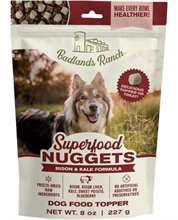 Badlands Ranch Freeze Dried Superfood Bison and Kale Nuggets