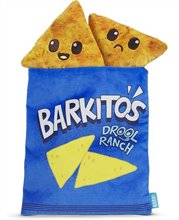 Bark Drool Ranch Chips Mulitcolor Chips Plush Dog Toy