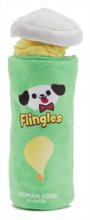 Bark Flingles Can Potato Chips Snack Green Yellow Plush Toy