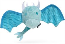 Bark Super Chewer Brrrtha The Ice Dragon Blue Rubber Dog Toy