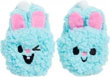 Bark Yippy and Skippy Slippies Blue and Pink Plush Dog Toy