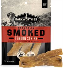 Barkworthies Smoked Tendon Strips Dog Treats