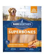 Barkworthies Superbone Grain Free Bacon Cheese Sweet Potato Boost Dog Treats