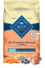 Blue Buffalo Large Breed Puppy Chicken Brown Rice Dry Dog Food