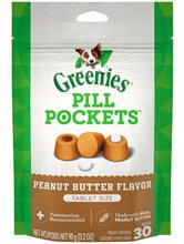 Canine Greenies Pill Pockets Peanut Butter