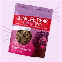 Charlee Bear Bearnola Bites Cranberry Cobbler Flavor Dog Treats