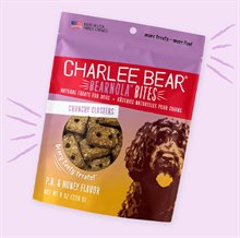 Charlee Bear Bearnola Bites Peanut Butter Honey Flavor Dog Treats