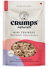 Crumps Naturals Mini Trainers Freeze Dried Pork Hearts