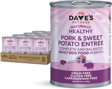Daves Grain Free Canned Dog Food Roasted Pork Dinner Recipe