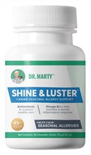 Dr Marty Shine Luster Seasonal Allergy Support Chewables for Dogs