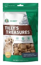 Dr Marty Tillys Treasures Freeze Dried Raw Beef Liver Dog Treats