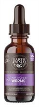 Earth Animal Organic Herbal Remedies No More Worms Tincture for Dogs