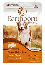 Earthborn Holistic Great Plains Feast Bison Meal Vegetables Grain Free Dry Dog Food