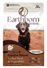 Earthborn Holistic Primitive Natural Turkey Meal Vegetables Grain Free Dry Dog Food