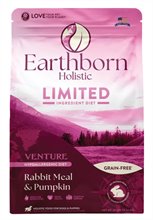 Earthborn Holistic Venture Limited Ingredient Grain Free Rabbit Meal Pumpkin Dry Dog Food