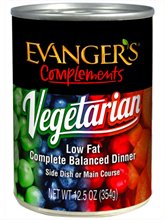 Evangers Low Fat Vegetarian Dinner Canned Dog and Cat Food