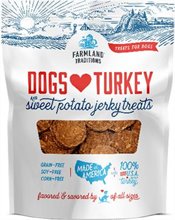 Farmland Traditions Dogs Love Turkey Sweet Potato Jerky Dog Treats