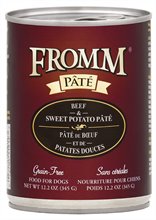 Fromm Beef and Sweet Potato Pate Dog Food Can 