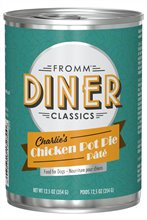 Fromm Diner Classics Charlies Chicken Pot Pie Pate Dog Food Can