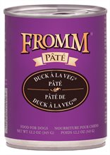 Fromm Duck a La Veg Pate Dog Food Can