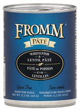 Fromm Whitefish and Lentil Pate Dog Food Can