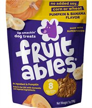 Fruitables Pumpkin and Banana Mix  Dog Treats