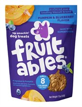 Fruitables Pumpkin and Blueberry Mix Dog Treats