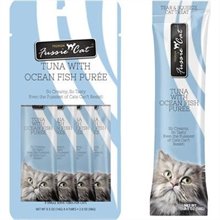 Fussie Cat Treat Puree Tuna with Ocean Fish 4 Pack