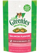 Greenies Feline SmartBites Healthy Skin Fur Salmon