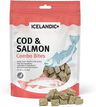 Icelandic Cod and Salmon Combo Bites Fish Dog Treat